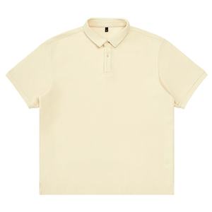 Polo pour homme de style décontracté, simple, 100% coton piqué, manches courtes, streetwear, polos pour homme - Product Image 1
