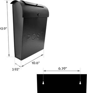 Iron Durable Rustproof Postal Receipt Unit Designed India <b>Mail</b> <b>Box</b> with Customizable Storage for Post Collection - Product Image 5