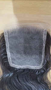 Cierre para encaje Color natural Encaje marrón claro Longitud larga Pelucas de cabello humano hechas a mano Buen final Cutícula Alineada Grado Remy Cabello - Product Image 6