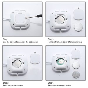 Daytech BA01 Matériau ABS à sensibilité moyenne Vibration sonore Alarme d'énurésie nocturne Capteurs de pipi pour enfants âgés Moniteur d'humidité - Product Image 2