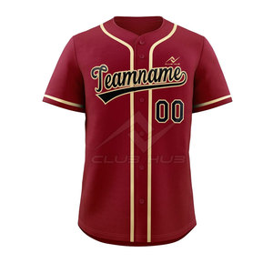 High Quality Quick Dry <b>Baseball</b> Uniform <b>Sets</b> New Design Breathable Wholesale Option 100% Polyester Customized Colors Logo OEM - Product Image 2