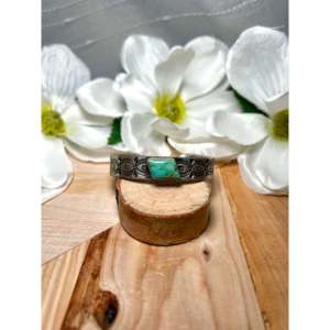 Leroy James Royston Fashion <b>Cuff</b> <b>Bracelet</b> Turquoise & Sterling <b>Silver</b> Elegant & Stylish Accessory - Product Image 1