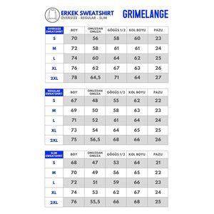 Sweat-shirt à col rond pour homme GRIMELANGE Breez en coton biologique surdimensionné avec détails imprimés sportifs - Product Image 5