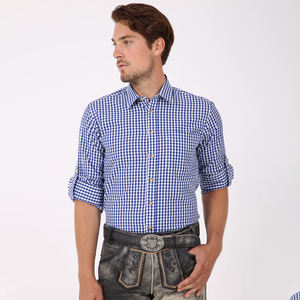 Chemise en coton à manches longues pour hommes de haute qualité personnalisable style traditionnel allemand bavarois Oktoberfest élégant pour l'automne - Product Image 5