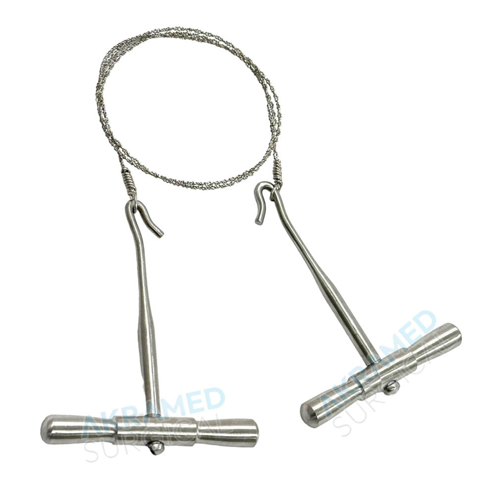 Fils De Scie De Gigli Pour Chirurgie Vétérinaire - Lot De 25 Pièces - Inox - Neuf