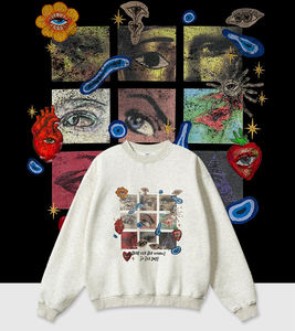 เสื้อฮู้ดดี้ผ้าฝ้าย 100% หนัก 450GSM แบบซักล้างลายเกล็ดหิมะ ทรงหลวม ใส่ได้ทั้งคู่รัก - Product Image 5