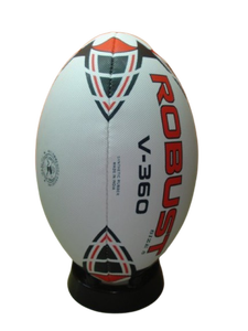 ลูกบอลรักบี้คุณภาพพรีเมี่ยมแข็งแรงขนาด5ดีไซน์ล่าสุดทำจากยางแข็งแรงพร้อมที่จับ - Product Image 6