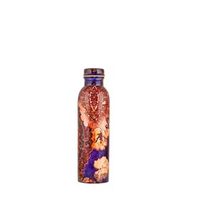 Impresión personalizada Botella de agua de cobre sin óxido Vasos de plástico Diseño llamativo Venta Beneficios para la salud Versión aplicable - Product Image 2