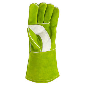 Mejores ventas guantes de trabajo de soldadura de cuero Partido de vaca de calidad superior precio al por mayor guantes de trabajo de soldador resistentes al calor - Product Image 4