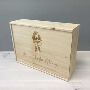 Santa Christmas Keepsake <b>Box</b> for Holiday <b>Storage</b> - Product Image 6