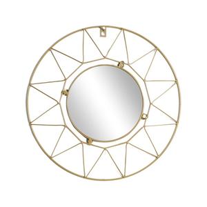 Good Selling Iron <b>Mirror</b> Art <b>Irregular</b> Circular Living Room Metal Frame Wall <b>Mirror</b> Decor Christmas Vintage Luxury Space Casual - Product Image 1
