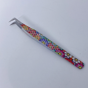 1ชิ้นแหนบขนตาสแตนเลสมืออาชีพสำหรับการต่อขนตาแหนบโค้งตรงเครื่องมือแต่งหน้าแหนบขนตา - Product Image 6