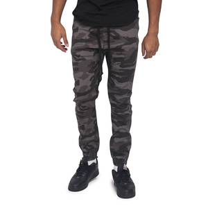 Pantalones de Jogger de lona con diseño de sublimación personalizado para hombre, pantalones deportivos para correr, impermeables, transpirables, cintura elástica, Parte delantera plana, cintura media - Product Image 5