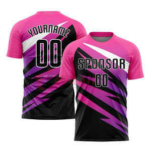 Combinaison de football Couleur et design personnalisés-N ° 1 Nouveau design Maillot de football Impression personnalisée Uniforme de football d'usine Vêtements de football - Product Image 6