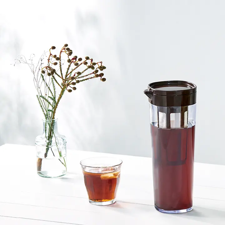 Delicious VIO D-112T Cold Brew Coffee and Tea Flavored Water Plastic Drink Water Filter Bottles Pitcher