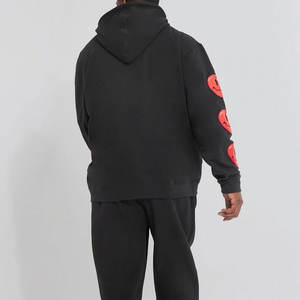 Unisex 100% algodón 500gsm Sudadera con capucha alta calidad bordado Puff Anti-encogimiento de gran tamaño 6XL polar hombres venta al por mayor en blanco - Product Image 2