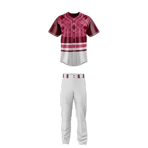 Service OEM, conception d'uniformes de baseball, vente en gros, uniformes de baseball vierges, uniformes de baseball tendance pour hommes, uniformes de baseball personnalisés pour adultes - Product Image 3