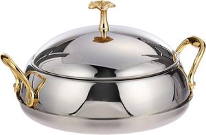 Cazuela de latón con diseño de recién llegado, estuche caliente hecho a mano, olla caliente de lujo, fiesta, hogar, Hotel, restaurante, logotipo aceptado, Occidental - Product Image 6