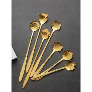 Ensemble de couverts en métal de luxe avec surface brillante et style simple pour la famille et les fêtes disponibles au prix de gros - Product Image 4