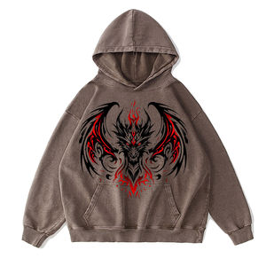 ผู้ผลิต OEM เสื้อฮู้ดดี้ซิปผ้าฝ้ายเฟรนช์เทอร์รี่พิมพ์ลายสกรีน คุณภาพพรีเมียม 500 GSM สำหรับผู้ชาย - Product Image 5