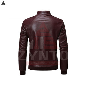 Veste en cuir de qualité supérieure au meilleur prix, veste en cuir personnalisée pour homme, veste en cuir tendance fabriquée au Pakistan - Product Image 2