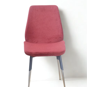 Chaise de salle à manger moderne CALINA, tissu en coton, pieds en métal – Convient aux intérieurs résidentiels et à tous types d'espaces commerciaux - Product Image 2