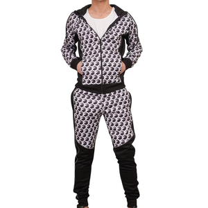 OEM de alta calidad de poliéster de los hombres Delgado Ombre gradiente de color pantalón de 2 piezas chándal Sportwear Set Chándal - Product Image 1