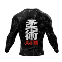 Nouveau T-shirt et pantalon de Jiu-Jitsu pour hommes, rashguard MMA, Spandex/Polyester 150gsm, extensible, respirant, léger, séchage rapide, durable