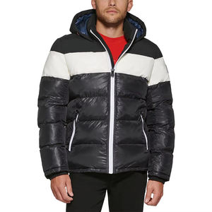 Chaqueta Acolchada de Plumón para Hombre, Ropa de Invierno OEM, Precio Económico, Alta Calidad, Venta al por Mayor, Modelo 2026, con Bolsillos - Product Image 1