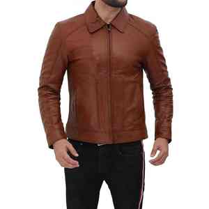 Veste en cuir pour hommes, coupe-vent confortable, coupe-vent, coupe parfaite, coupe haute, personnalisée, nouveauté tendance et très demandée pour l'hiver - Product Image 5