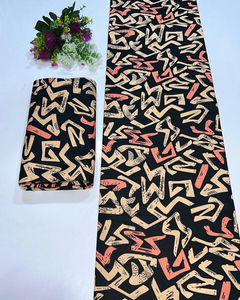 Impresión de cera africana de alta calidad y tela de algodón Ankara Cambric multicolor brillante para artesanías tradicionales y modernas Botswana - Product Image 4