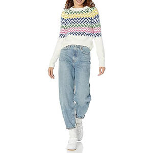 Sweat-shirt oversize à col montant en coton biologique pour femmes, fabriqué sur mesure - Product Image 2