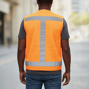 Chaleco de Seguridad Industrial de Alta Visibilidad para Invierno, Diseño de Última Generación, ANSI Clase 1, LED Intermitente, Impermeable, Color y Logotipo Personalizables - Product Image 3