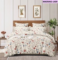 Ensemble de literie de qualité supérieure, doux, lisse, personnalisé, taille king, imprimé, simple, organique, respirant, écologique, 130 GSM, durable