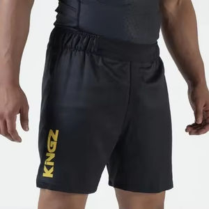 กางเกงขาสั้นเอวยางยืด โพลีเอสเตอร์ 100% พิมพ์ลายด้วยความร้อน ดีไซน์ 2026 สำหรับมวยไทย มวยสากล คิกบ็อกซิ่ง ยิวยิตสู รุ่นใหม่ - Product Image 1