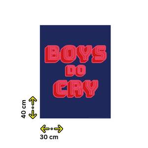 ภาพพิมพ์ลาย "Boys Do Cry" บนกระดาษเนื้อแมตต์ 250 แกรม ลายภาพนิ่ง - Product Image 5