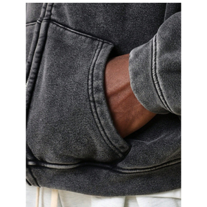 Sudadera con capucha de algodón de manga larga de calidad superior para hombre, sudadera con estampado de moda Vintage, bolsillo de canguro acogedor, ajuste holgado, Invierno - Product Image 5