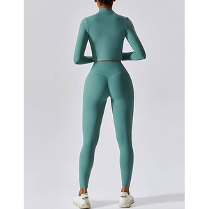 Gran oferta, ropa deportiva, mallas de Yoga transpirables, conjuntos de Yoga de talla grande para mujer, trajes de Yoga de cintura alta de 3 piezas, estilo Fitness - Product Image 5