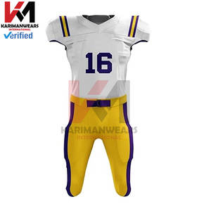 Uniforme réversible original de football américain, design personnalisable en sergé, maillots de football pour jeunes de haute qualité - Product Image 2