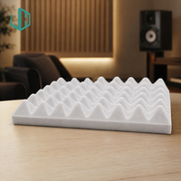 Panneaux acoustiques insonorisants en mousse pyramidale pour usine de production d'éponges