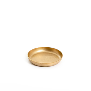 Attractive Design New Style Round Shape <b>Coffee</b> Serving <b>Tray</b> in Bulk Highest Quality <b>Gold</b> Plated Dinnerware Food Serving <b>Tray</b> - Product Image 2