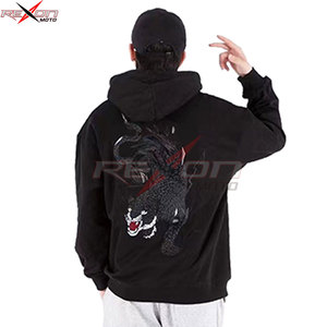 Sudaderas con capucha bordadas de alta calidad Precio barato Sudaderas con capucha de algodón bordadas Ropa informal holgada Sudaderas con capucha bordadas para hombres - Product Image 2