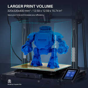 Impresora 3D FDM Automática ELEGOO Neptune 3 Plus con Extrusor Doble, Funciones DIY, Compatible con Material PLA para Impresión de Tarjetas de Etiquetas en Laboratorio - Product Image 3