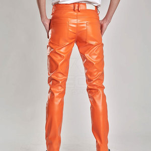 กางเกงหนังผู้ชายออกแบบสั่งทำพิเศษ ดีไซน์โดดเด่น ขายดีที่สุด ราคาส่งถูกที่สุด - Product Image 3