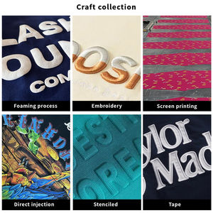 Sweats à capuche imprimés bouffants OEM lettres graphique Streetwear à capuche 300-400Gsm pull lourd personnalisé Terry Puff sweat à capuche imprimé hommes - Product Image 3