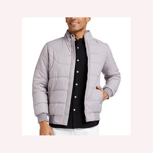 Veste polyester-coton personnalisée pour hommes Veste polyester-coton confortable et respirante à la mode pour l'extérieur, légère - Product Image 1
