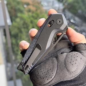 Apariencia de tiburón Cuchillo de caza al aire libre EDC personalizado Cuchillo de bolsillo plegable - Product Image 5