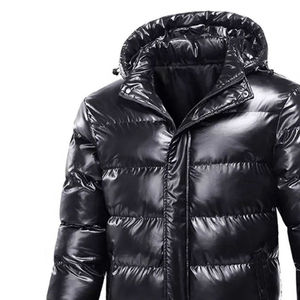 เสื้อโค้ทขนปลาปักเป้าสำหรับผู้ชาย, เสื้อโค้ทแจ็คเก็ตขนเป็ดกันลมให้ความอบอุ่นในฤดูหนาว - Product Image 3