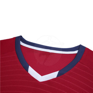 Venta Directa de Fábrica, Camisetas de Fútbol para Hombre, Logotipo Personalizado, 100% Poliéster, Secado Rápido, Servicio OEM - Product Image 3