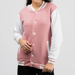 Vestes universitaires pour femmes personnalisées 2025, veste de baseball à manches longues de haute qualité, service OEM ODM, matériau rembourré en coton - Product Image 1